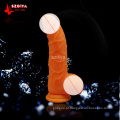 Densidade dupla não cheiro Silicone Big Dick Dong pênis feminino sexo Dildo (DYAST395)